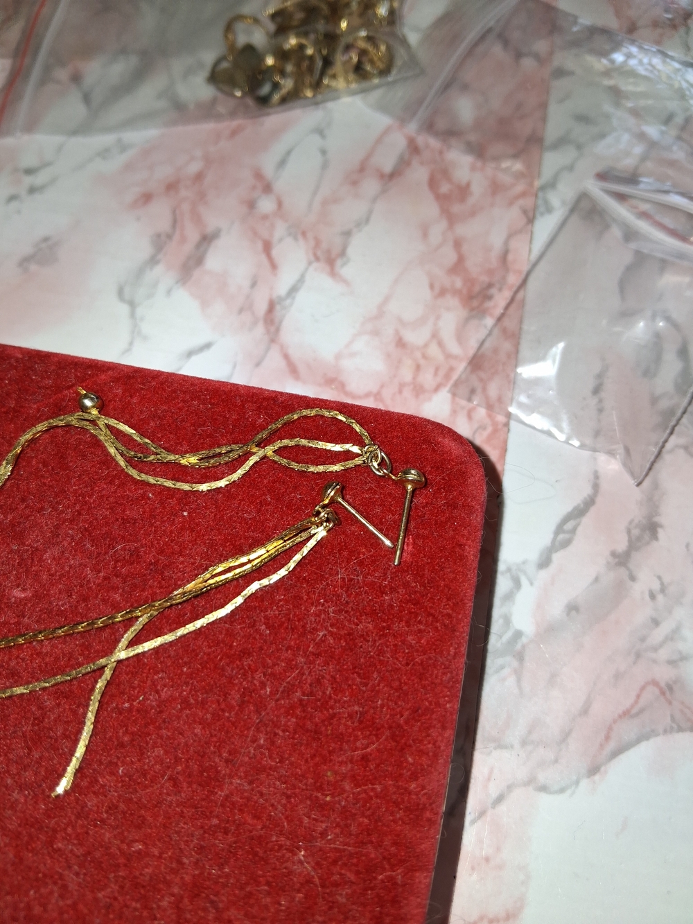Gold Tone Threader Earrings - Women Jewelry